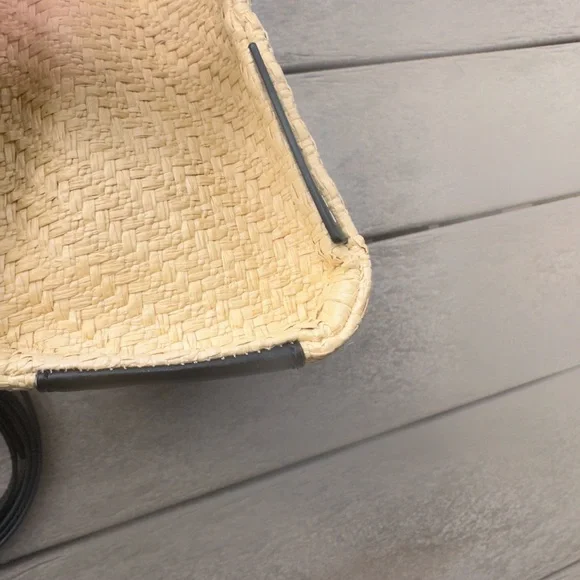 ✨ MARC JACOBS Raffia Mini Tote | Straw + Black Leather | Crossbody NWOT - Picture 11 of 15